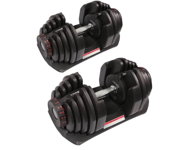 80kg Adjustable Dumbbell Set Home GYM Exercise Equipment Weight ...