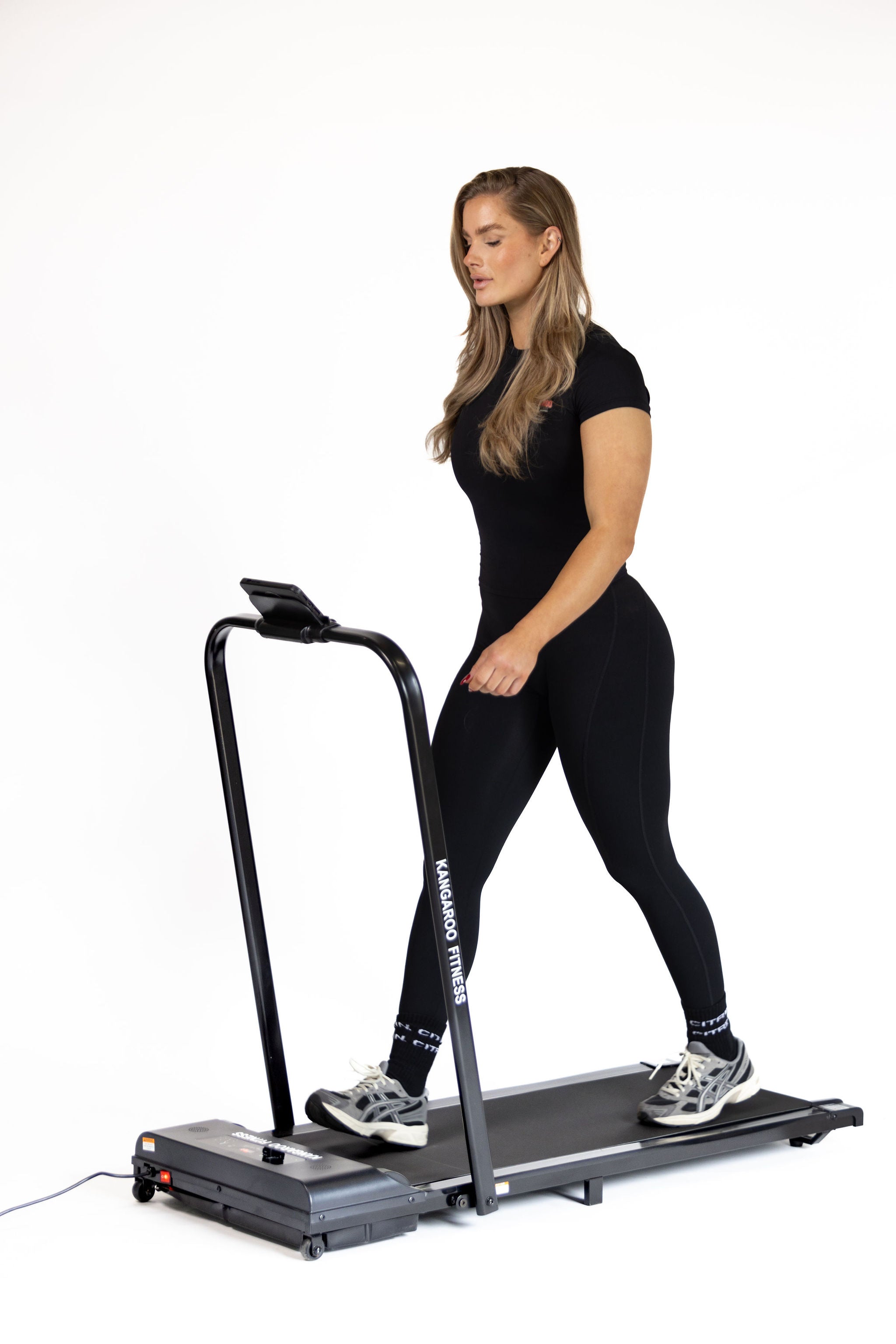 Kangaroo Fitness Foldable Walking Treadmill with Remote Control