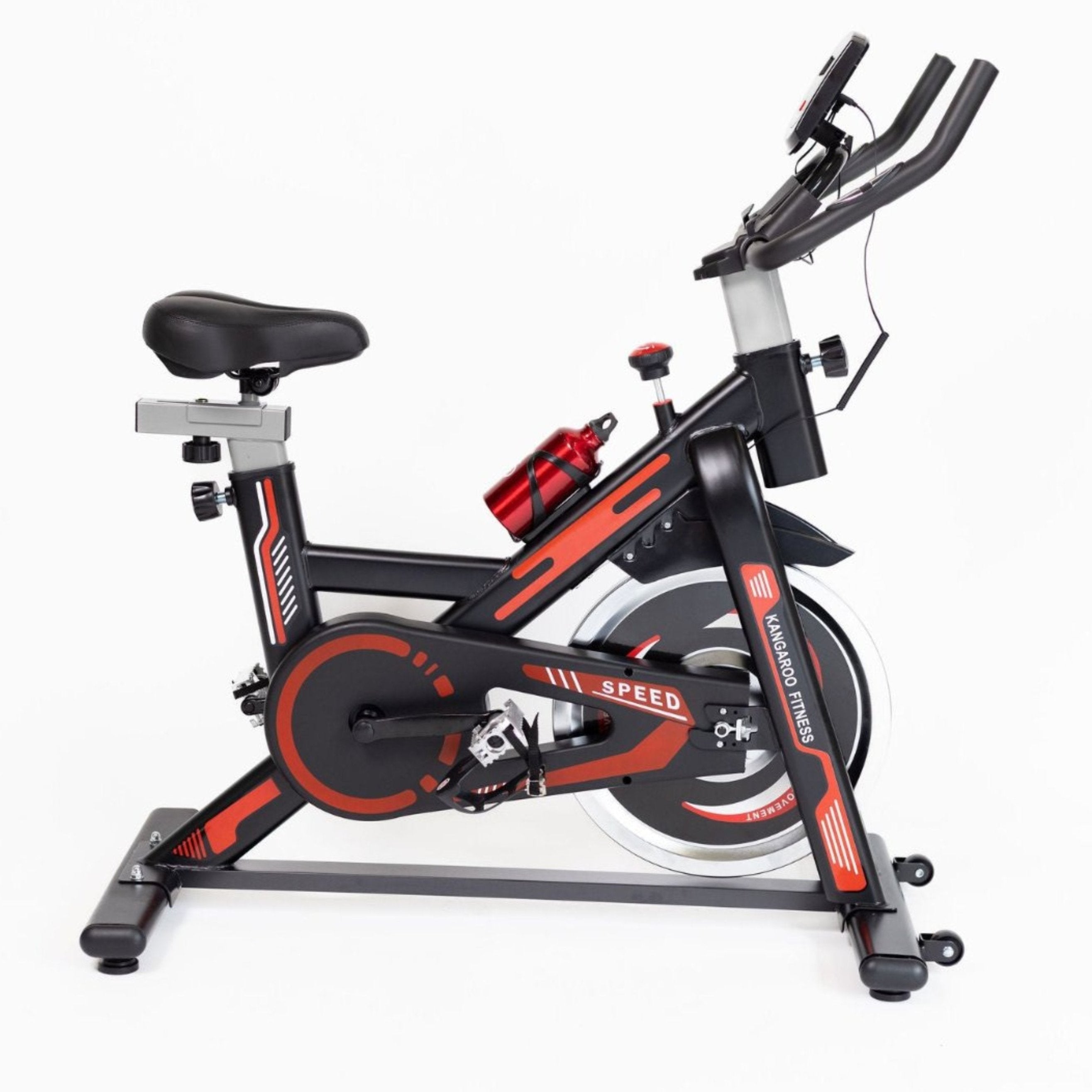 Kangaroo Fitness Exercise Spin Bike (Red)