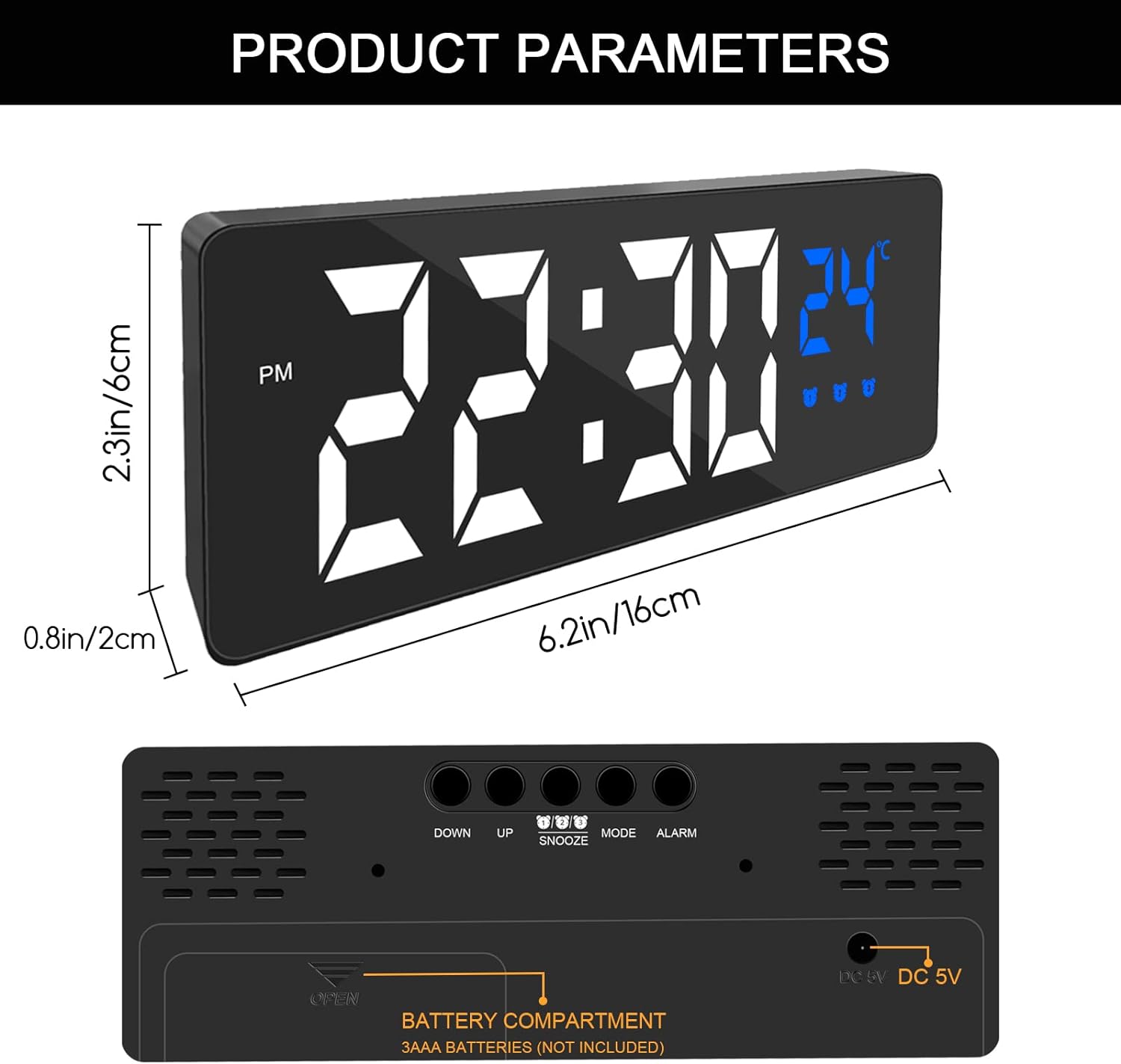 Ultimate Portable Gym Timer: Interval Training, Fitness Clock, Countdown/UP, Stopwatch - Magnetic & USB Rechargeable - KangarooFitness