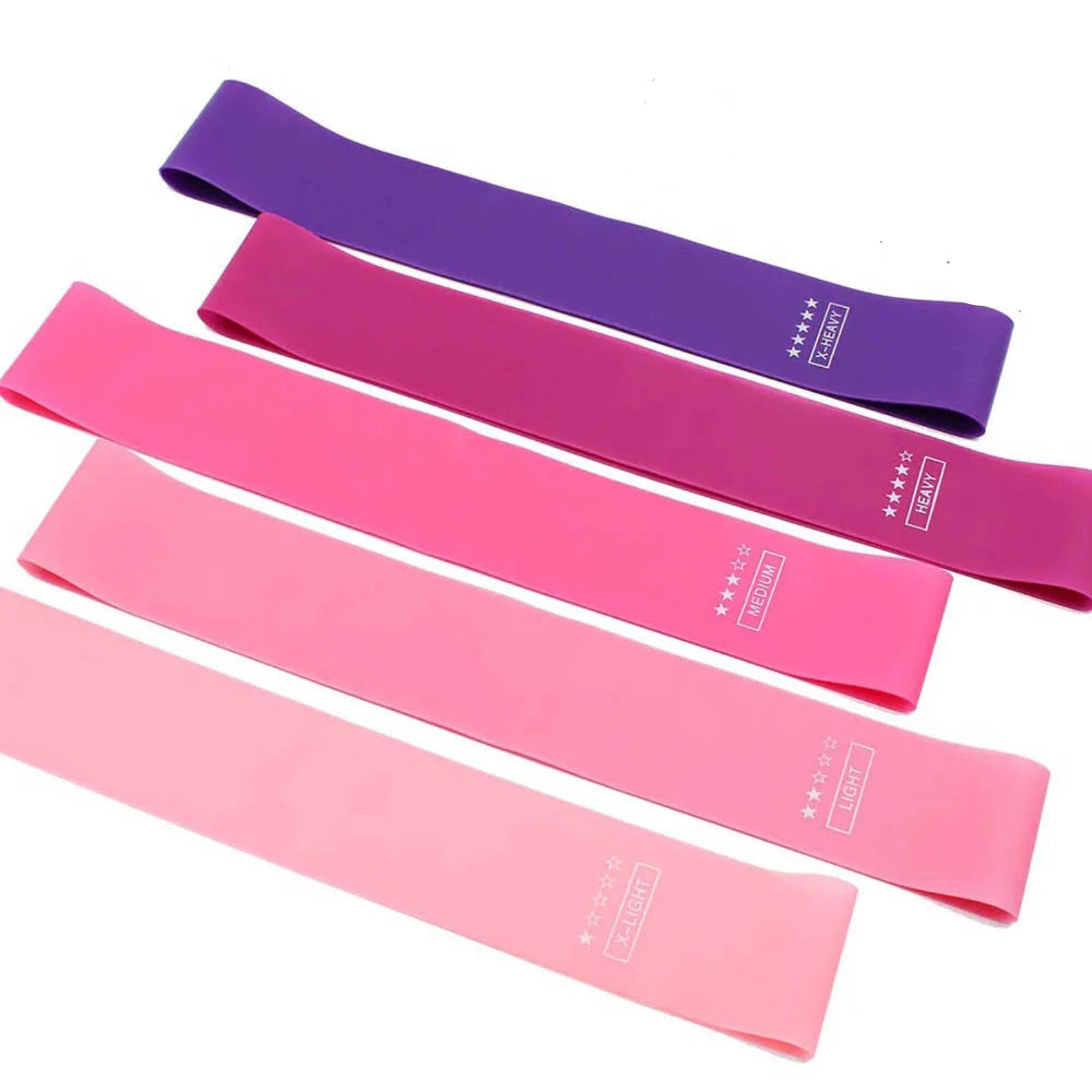 5-Piece Resistance Band Set Unlock Your Yoga Potential: Tone Legs, Hips, and Thighs !