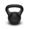 2X12 kg iron kettlebell is painted with a matt black finish for durability. - KangarooFitness